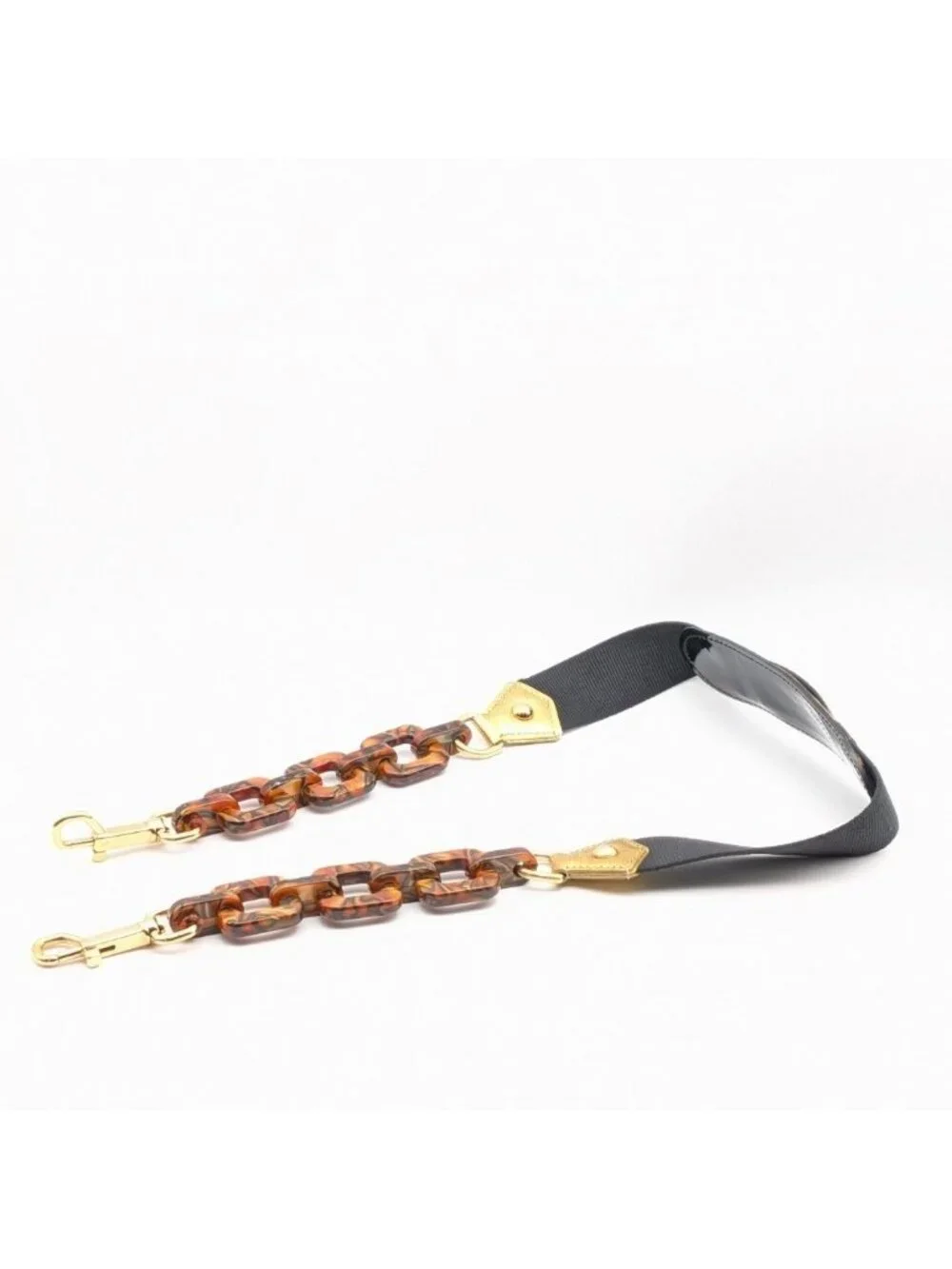 Louis Vuitton Shoulder Strap Leopard Adele Print Tortoiseshell Pattern